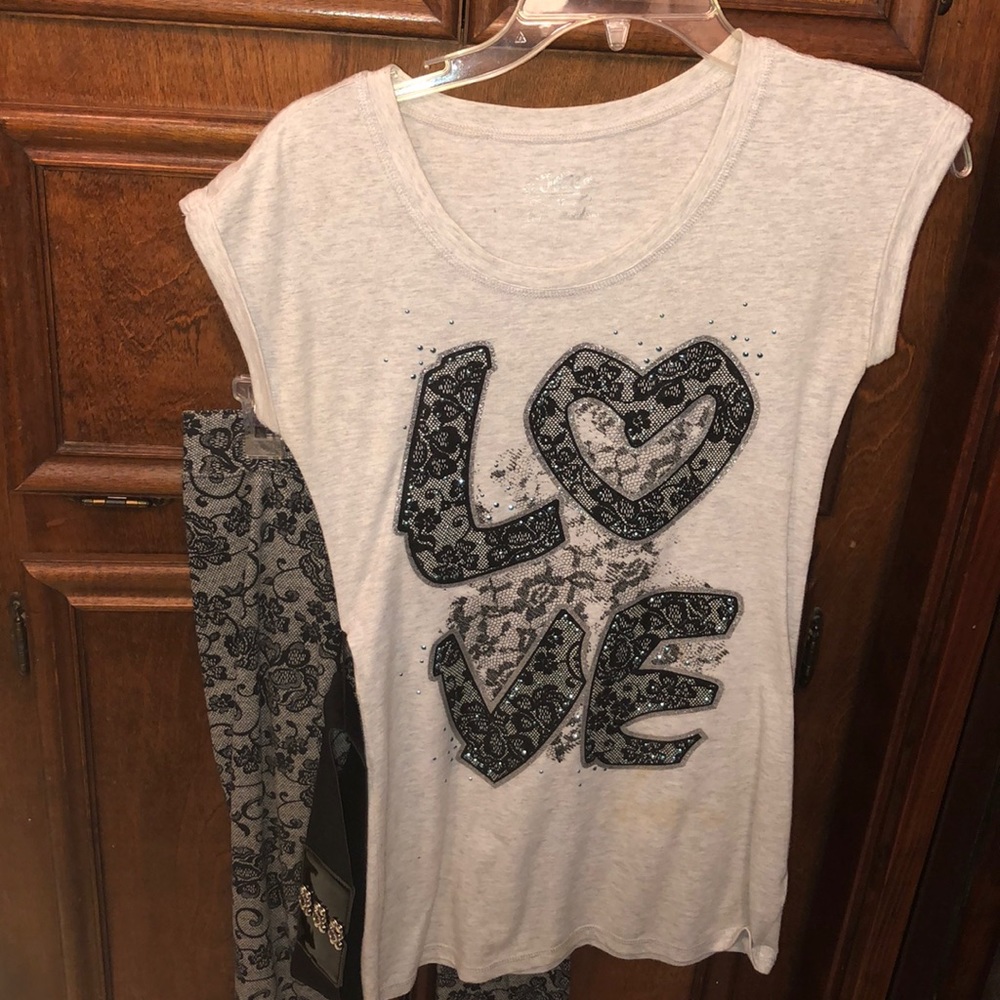 Matching 2-piece justice set for young girls